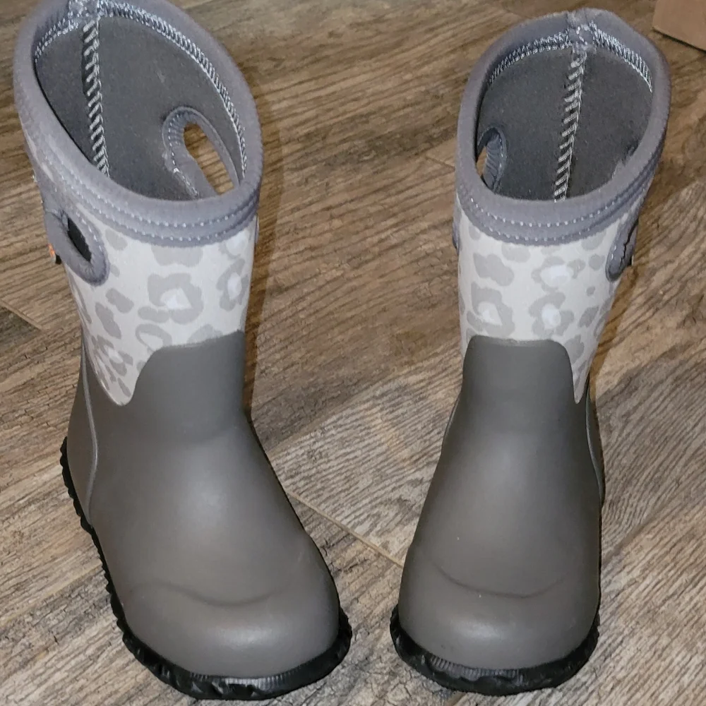 BOGS Durham Leopard Toddler Boots Waterproof Gorpcore Outdoor Muck Urban Tech